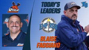 Comprehensive college football news, scores, standings, fantasy games, rumors, and more. Today S Leaders Compete Here Blaise Faggiano Utica College Empire 8 Athletic Conference