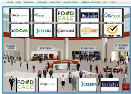 Here Is An Example Of A Virtual Lobby In A Virtual Job Fair Both Job Seekers And Employers Can Have A Virtual Boot Virtual Jobs Job Fair Communication Center