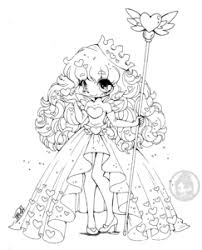 Get out your crayons and paint and add some colors! Chibis Free Chibi Coloring Pages Yampuff S Stuff