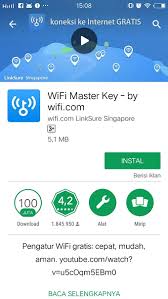 Jul 09, 2019 · yuk, buat internet ngebut dengan 1.1.1.1! Cara Internet Gratis Di Hp Android Menggunakan Wifi Master Key Suatekno Id