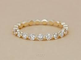 Thin Yellow Gold Diamond Eternity Band By Ascot Diamonds Diamond Wedding Bands Eternity Band Diamond Yellow Gold Diamond Wedding Band