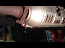 About honda catalytic converter your modern honda has one or several catalytic converters working on your engine's exhaust fumes to convert their disgusting and harmful gases into something that is far less detrimental, such as nitrogen, carbon dioxide and water vapor, which exits out via a muffler at the rear of your vehicle. Diy How To Fix Rattling Catalytic Converter Heat Shield Noise Youtube