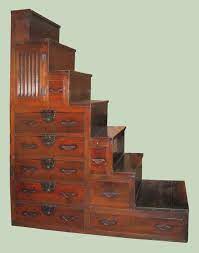 Japanese Kaidan Dansu Step Stair These Storage Units Were Custom Made For Families And Shopkeepers To Fi Asian Inspired Decor Hinoki Wood Loft Stairs Ideas