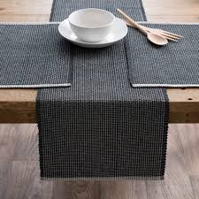 Table runners are a great way to add some style and a decorative touch to your party or event. 14 00 For Stitchline Table Runner Black Deal Direct Co Uk