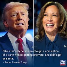 YOU'RE FIRED': Former President Trump jokes about Vice President Harris  being "smarter than we think" for managing to become the Democratic nominee  without winning a primary race.
