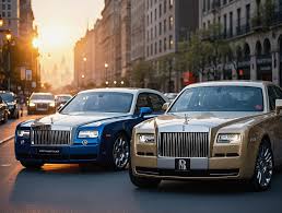 Lamborghini vs Rolls Royce in luxury setting