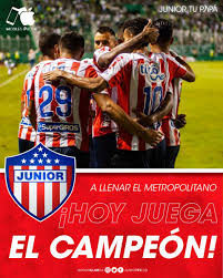 Gracias por seguirla en as. Hoy Juega Juni R Juega El Campeon De Colombia Juega Junior En El Metropolitano Vamos Juntos Hasta El Final Club Junior Fc Scoopnest