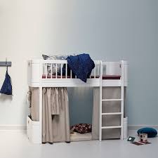 With this loft bed, they can enjoy playing and spending time in their rooms, either on their own or with their friends. Oliver Furniture Wood Mini Kids Low Loft Bed In White Oliver Furniture Cuckooland