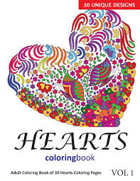 Free printable kingdom hearts coloring pages for kids. Amazon Com Hearts Coloring Book 30 Coloring Pages Of Heart Designs In Coloring Book For Adults Vol 1 9781717925923 Rai Sonia Books