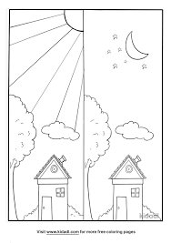 Make a coloring book with day and night grade 1 for one click. Day And Night Coloring Pages Free Outdoor Coloring Pages Kidadl
