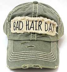 New Olive Bad Hair Day Embroidery Patch Baseball Cap C Https Www Amazon Com Dp B072c83yvy Ref Cm Sw R Pi Dp X Bralzb7 Bad Hair Day Vintage Cap Bad Hair