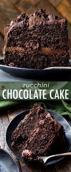 Super Rich And Fudgy Chocolate Cake With Chocolate Chip And Chocolate Fudge Frosting The Best Zucc Zucchini Cakes Recipe Zuchinni Cake Recipes Fudgy Chocolate