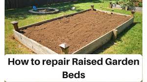(two support braces in the middle of each bed) use the 20 fence posts as the base for your corners. How To Fix Raised Garden Beds Youtube