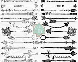 These and other pictures are absolutely free, so you can use them for any purpose, such as arrow, white, cute, black, tribal, simple, decorative, arrows, feather, feathered, indian, trendy, thick, boho png clipart. Doodle Retro Objects Hand Drawn Clip Art Set Trendy Retro Etsy How To Draw Hands Line Art Design Hand Drawn Arrows