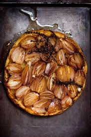 Shallot Tarte Tatin Recipe Crush Magazine Tarte Tatin Recipe Vegetable Tart Vegetarian Pie Recipes