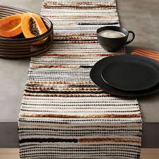 Dorado Handwoven Table Runner 90 Reviews Cb2 In 2020 Modern Table Runners Boho Table Runner Table Runners