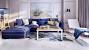 Decorating Around A Navy Blue Sofa