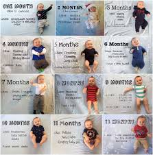 First Year Monthly Photo Idea Monthly Baby Photos Baby Month By Month Monthly Baby Pictures