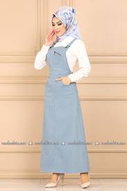 Modaselvim Elbise Kot Salopet Jile Mz3485 5 Mavi Moda Stilleri Musluman Modasi Stil Kiyafetler
