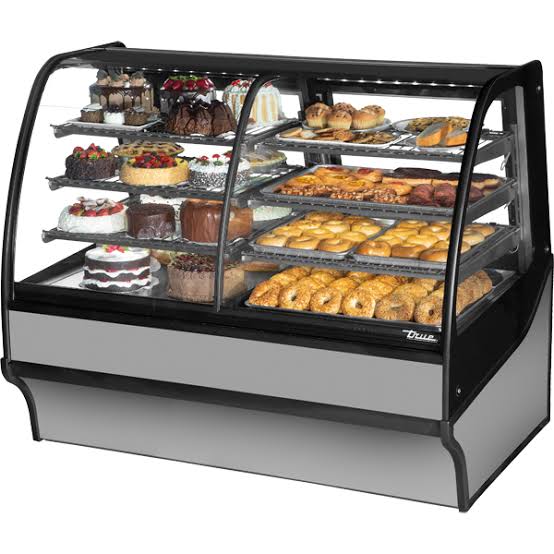 True Dual Zone Bakery Display Case TDM-DZ-59-GE/GE-S-S