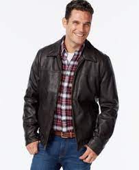 Tommy Hilfiger Faux Leather Open Bottom Jacket Coats Jackets Men Macy S Leather Jacket Brands Best Leather Jacket Brands Best Leather Jackets
