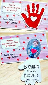 These gifts are great for parents, grandparents, or other special adults. Handprint Valentine S Day Card Blowing Kiss Your Way Preschool Valentines Valentines Cards Valentine Day Crafts