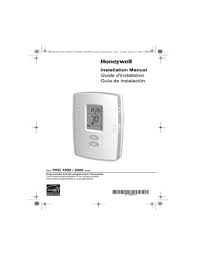 To replace the battery in either these instructions cover battery replacement on the rth7000 series of honeywell thermostats. Termostatos Serie Basic Pro 1000 Manual De Instalacion Manualzz