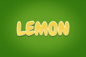 Download Lemon Text Style Effect Psd Graphic By Handriwrk Creative Fabrica Di 2020 SVG Cut Files