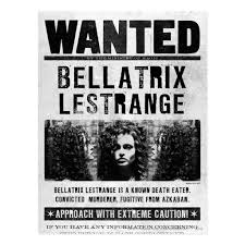 Bellatrix Lestrange Wanted Poster Postcard Zazzle Com Harry Potter Wanted Poster Harry Potter Poster Bellatrix Lestrange