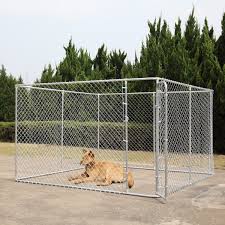Here are the best dog gates of 2021. Coziwow Dog Fence 10 X 10 Ft Heavy Duty Outdoor Chain Link Dog Kennel Enclosure W Door Walmart Com Walmart Com
