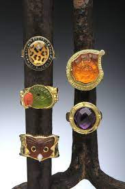 Mary Hughes Caro Gray Bosca Philadelphia Museum Of Art Craft Show Artistic Jewelry Gold Jewelry Handmade Gold Jewellery