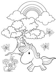 Rainbow Garden Unicorn Coloring Page Unicorn Coloring Pages Flag Coloring Pages Cute Coloring Pages