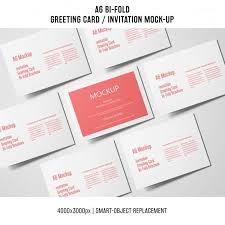 Download A6 Bi Fold Greeting Card Mockups For Free In 2020 Brochure Design Template Brochure Cover Design Business Flyer Templates