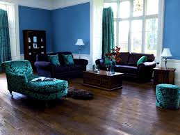A mix a country and industrial styles in this living room works well. Brown And Blue Living Room Color Schemes