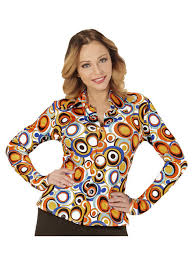 Maybe you would like to learn more about one of these? Chemise Retro Bulles Annees 70 Femme Funidelia