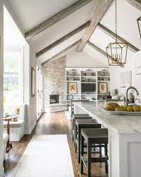 Our entire house ceiling is 10 feet. 11 Stunning Vaulted Ceilings Cococozy Vaulted Ceiling Kitchen Contemporary Kitchen Remodel Modern Farmhouse Kitchens
