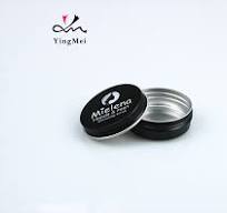 30g black aluminum can with customized logo for pomade hair ...
