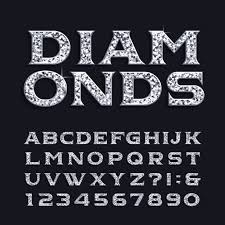 Alphabet letter 3d computer graphics font, color 3d stereoscopic letter, alphabet, color splash, english, 3d computer graphics png. Diamond Alphabet Font Luxury Beveled Serif Letters And Numbers Fonts Alphabet Lettering Fonts Lettering