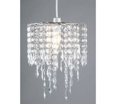 Buy Argos Home Beaded Light Shade Clear Lamp Shades Argos Light Shades Wall Ceiling Lights Chrome Chandeliers