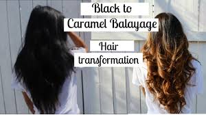 While your dark roots may have you thinking that your options are limited, we're here to tell you just the opposite. Black To Caramel Balayage Ombre Hair Transformation Youtube