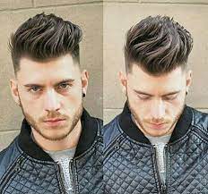 Image Of Good Hairstyles For Men With Wavy Quiff And Buzzed Nape Cool Hairstyles For Men Thick Hair Styles Mens Hairstyles