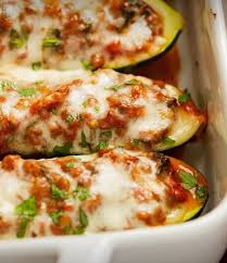 Recette Courgettes Farcies Aux Lentilles Vegetarian Zucchini Boats Zucchini Boat Recipes Vegetarian Recipes