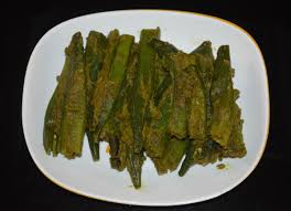 Firstly, okra being rich in fibres helps to normalize the blood sugar; Low Oil Bhindi Masala Stuffed Okra Recipe Delishably