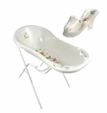 Baby accessories, furnishings & services children's furniture toy stores. Disney Winnie Pooh Perl Weiss Baby Badewanne Xxl Mit Stopsel Badesitz Stander Ebay