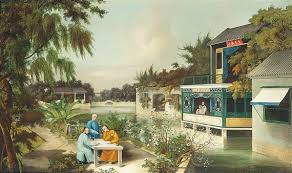 There are many beautiful gardens in the yangtze river area such as suzhou and shanghai. Youqua Figures Playing Go In A Chinese Garden Mutualart