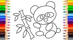 Leuk en makkelijk te volgen hoe te trekken net op tijd dieren tekenen lukt makkelijk als je het in stappen doet. Samen Een Schattige Panda Tekenen Voor Kinderen Youtube