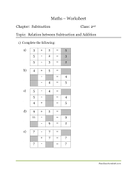 Skip counting, addition, subtraction, place value, multiplication, division, fractions, rounding, telling time, counting money our grade 2 math worksheets emphasize numeracy as well as a conceptual understanding of math concepts. Maths Subtraction Worksheet Cbse Grade Ii