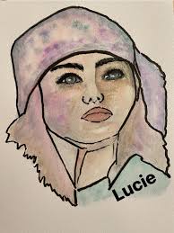 My son decided to 'help' me paint...feeling so sad as he not only ruined my  current painting but a whole bunch of other paintings and alot of my water  colour pages are