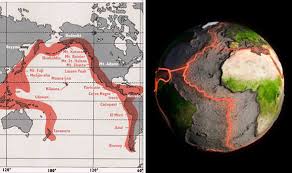 Ring Of Fire Map Countries In The Ring Of Fire Why So