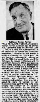 Ramon Peyton “Uncle Ray” Coffman (1896-1989)